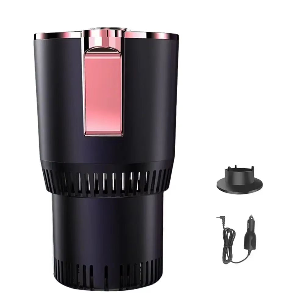 2-In-1 Car Cup Warmer Cooler, Smart Car Cup Holder Car Cooling & Heating Cup Holder Smart Car Heater & Colder Cups for Most V4T0