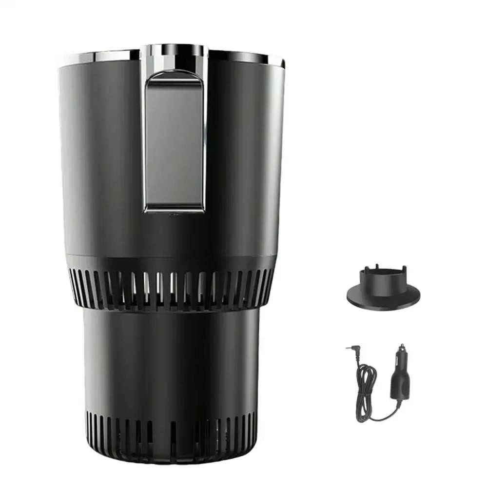 2-In-1 Car Cup Warmer Cooler, Smart Car Cup Holder Car Cooling & Heating Cup Holder Smart Car Heater & Colder Cups for Most V4T0