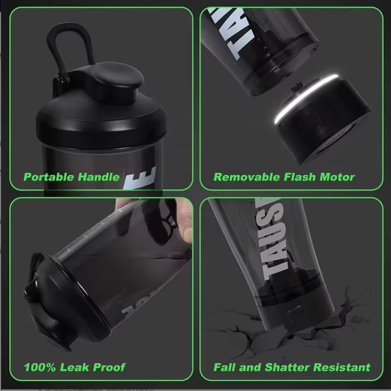 650Ml Electric Mixing Cup Portable Protein Powder Shaker Bottle Mixer for Travel Home Office Kitchen Tools